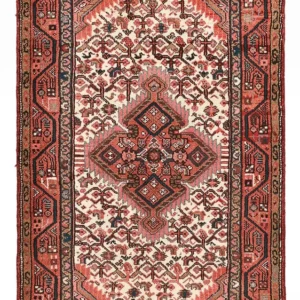 Persisk teppe - Nomadisk - 120 x 73 cm - lys rød