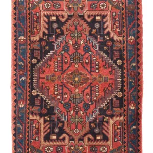 Persisk teppe - Nomadisk - 120 x 88 cm - lys rød