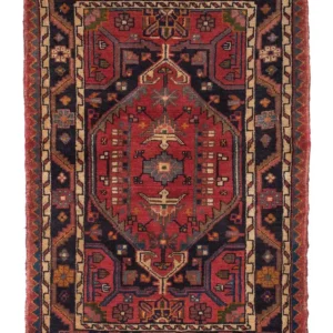 Persisk teppe - Nomadisk - 120 x 85 cm - mørk rød