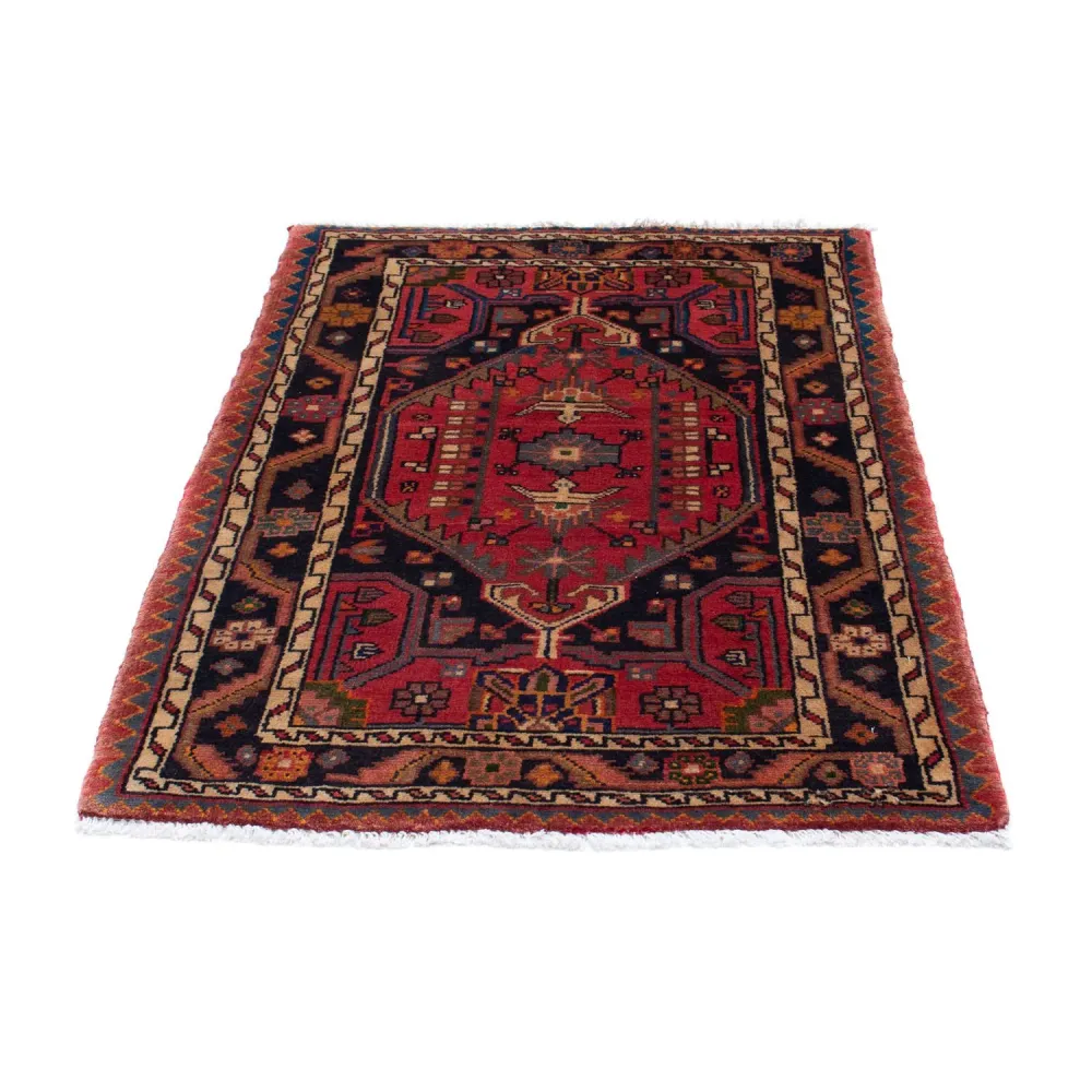 Persisk teppe - Nomadisk - 120 x 85 cm - mørk rød