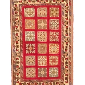 Persisk teppe - Nomadisk - 121 x 81 cm - rød