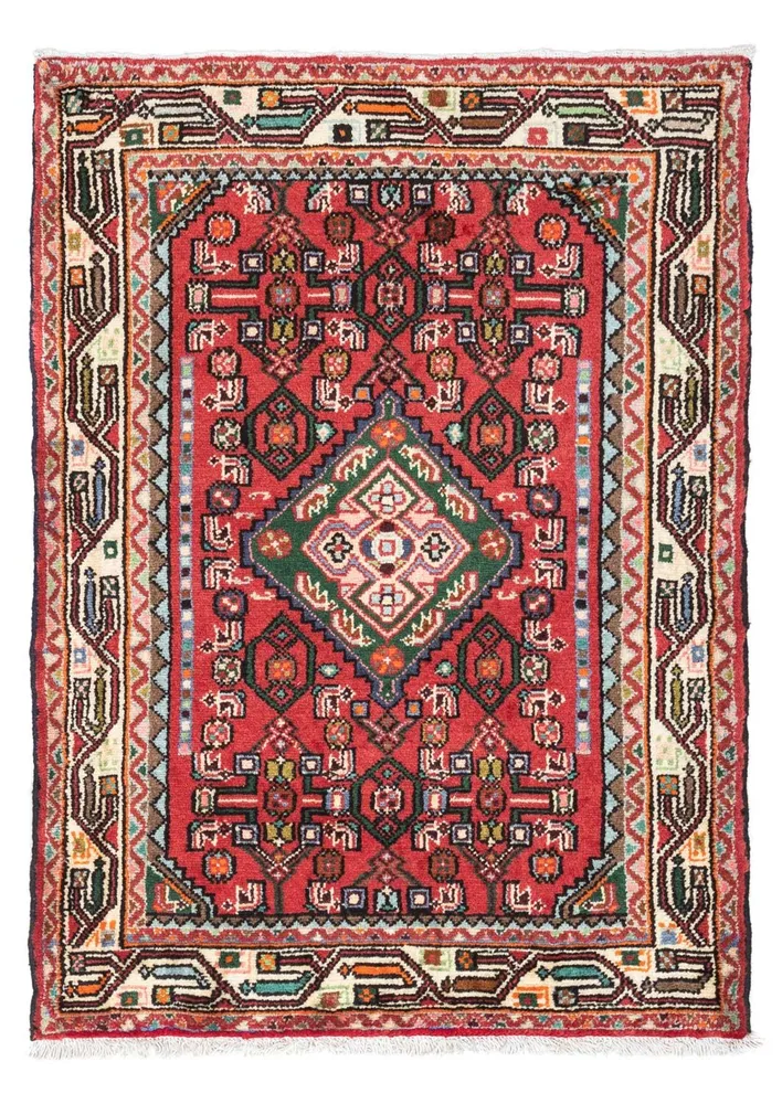 Persisk teppe - Nomadisk - 121 x 82 cm - rød