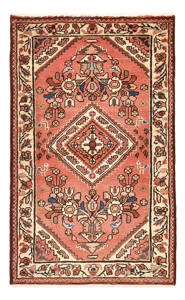 Persisk teppe - Nomadisk - 121 x 76 cm - lys rød