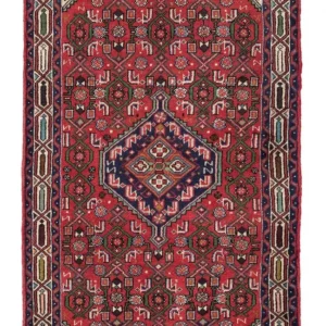 Persisk teppe - Nomadisk - 122 x 80 cm - rød
