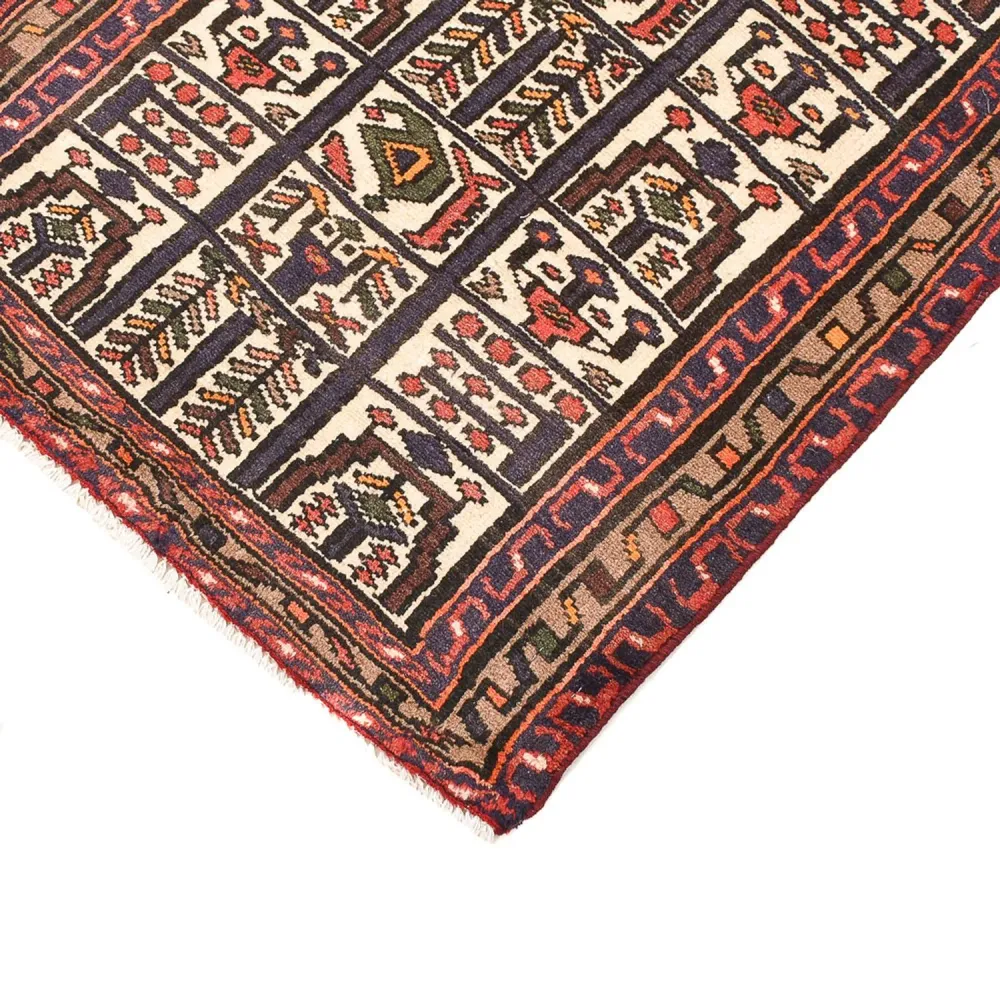 Persisk teppe - Nomadisk - 122 x 74 cm - flerfarget