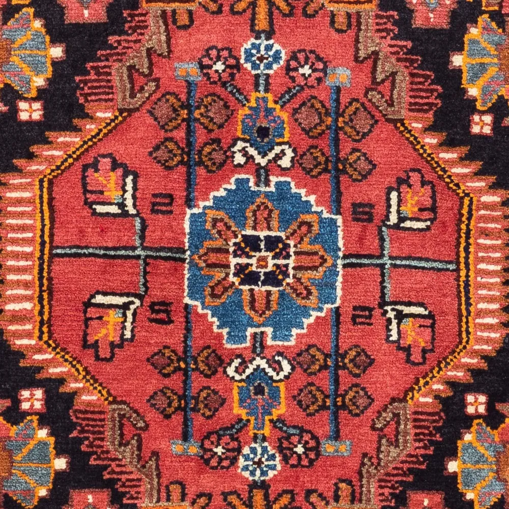Persisk teppe - Nomadisk - 122 x 80 cm - lys rød