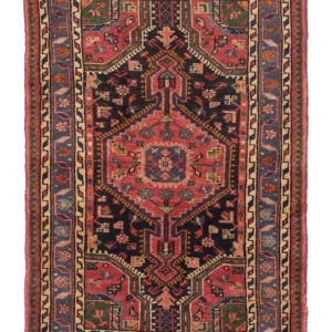 Persisk teppe - Nomadisk - 122 x 82 cm - lys rød