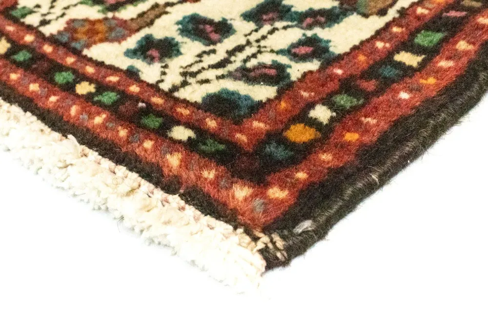 Persisk teppe - Nomadisk - 70 x 45 cm - blå