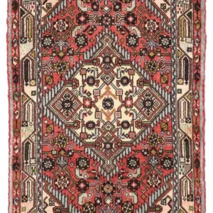 Persisk teppe - Nomadisk - 123 x 77 cm - lys rød
