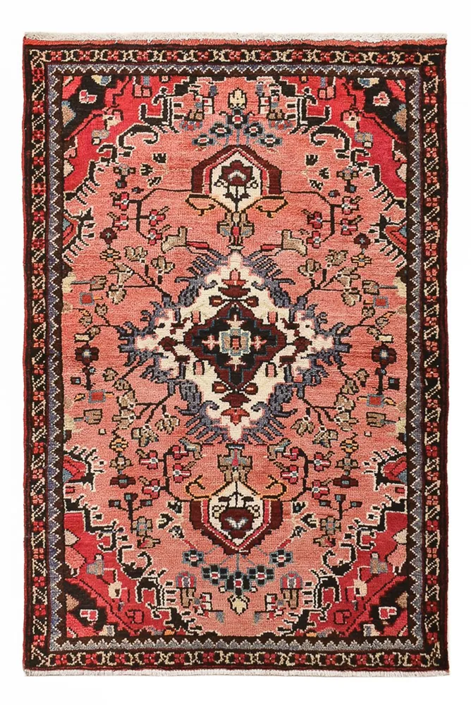 Persisk teppe - Nomadisk - 123 x 80 cm - lys rød