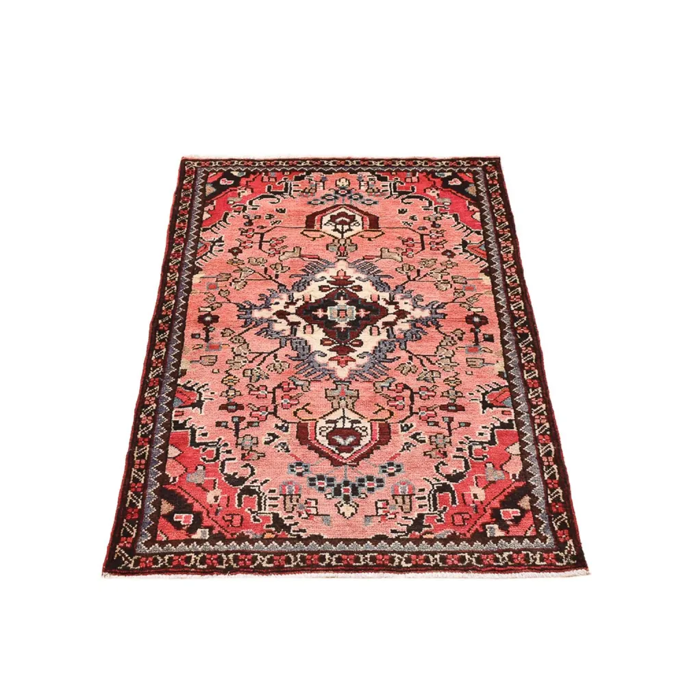 Persisk teppe - Nomadisk - 123 x 80 cm - lys rød