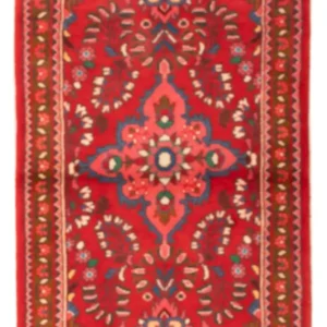 Persisk teppe - Nomadisk - 124 x 71 cm - rød