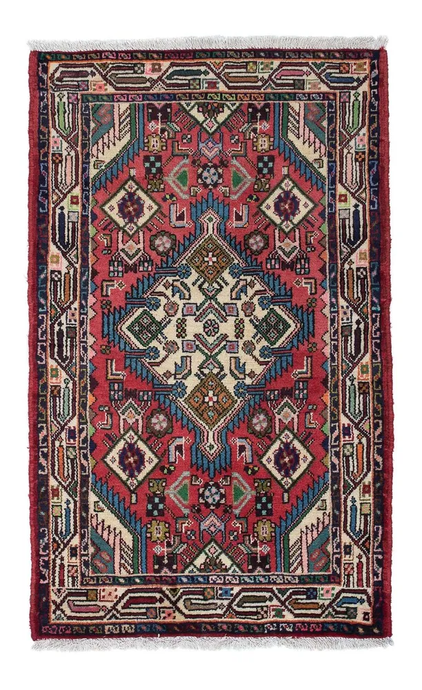 Persisk teppe - Nomadisk - 125 x 77 cm - rød