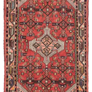 Persisk teppe - Nomadisk - 125 x 80 cm - rød