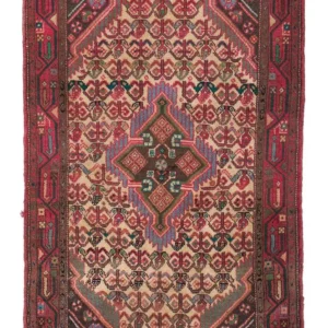 Persisk teppe - Nomadisk - 125 x 81 cm - beige