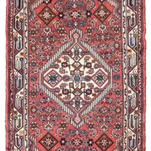Persisk teppe - Nomadisk - 125 x 80 cm - lys rød