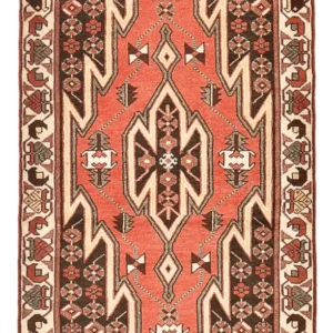 Persisk teppe - Nomadisk - 125 x 75 cm - lys rød