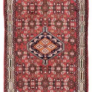 Persisk teppe - Nomadisk - 125 x 80 cm - lys rød