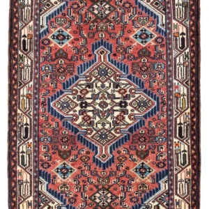 Persisk teppe - Nomadisk - 125 x 80 cm - lys rød