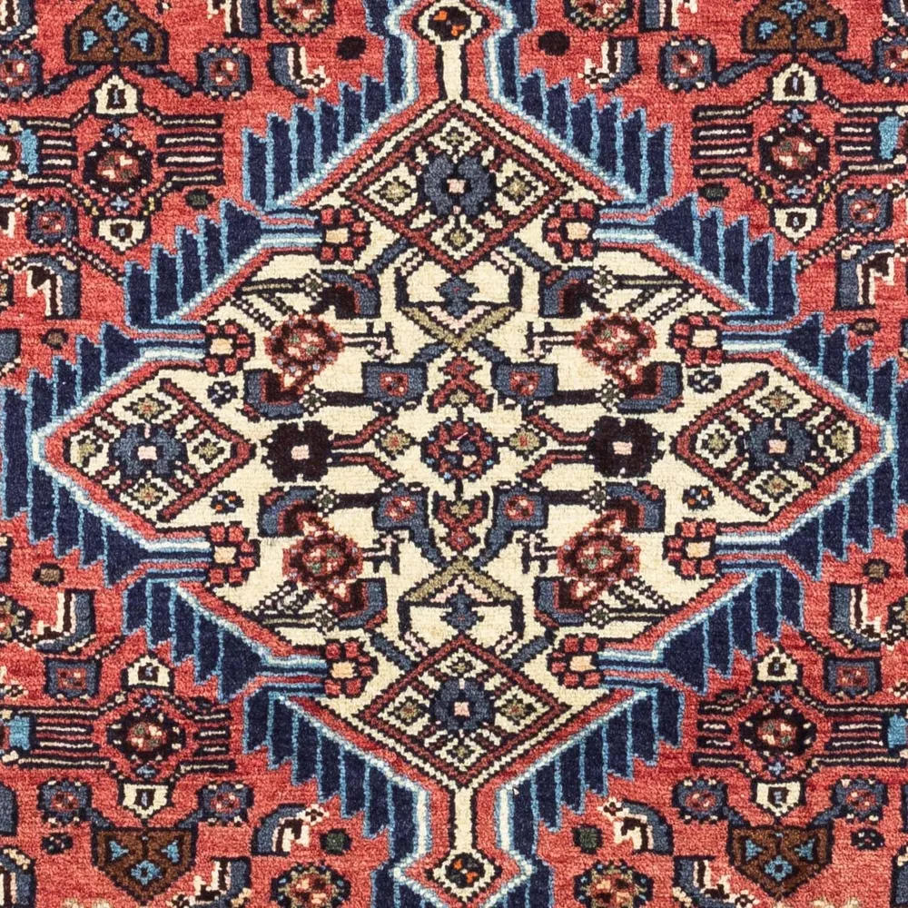 Persisk teppe - Nomadisk - 125 x 80 cm - lys rød