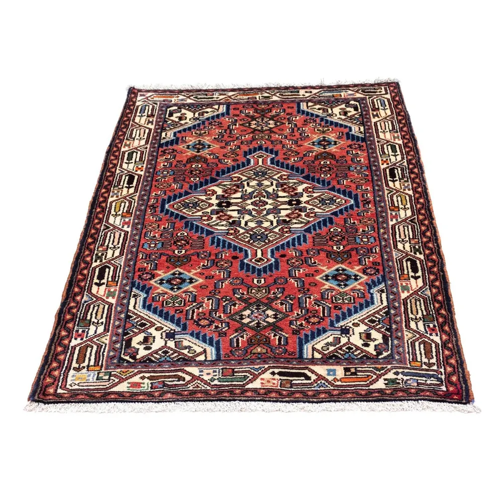 Persisk teppe - Nomadisk - 125 x 80 cm - lys rød