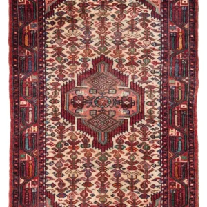 Persisk teppe - Nomadisk - 125 x 80 cm - mørk rød