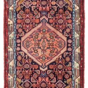 Persisk teppe - Nomadisk - 125 x 80 cm - mørkeblå