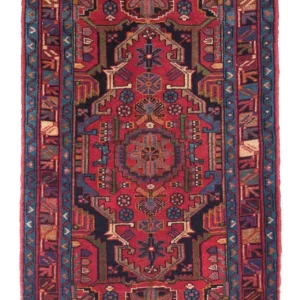 Persisk teppe - Nomadisk - 126 x 83 cm - rød