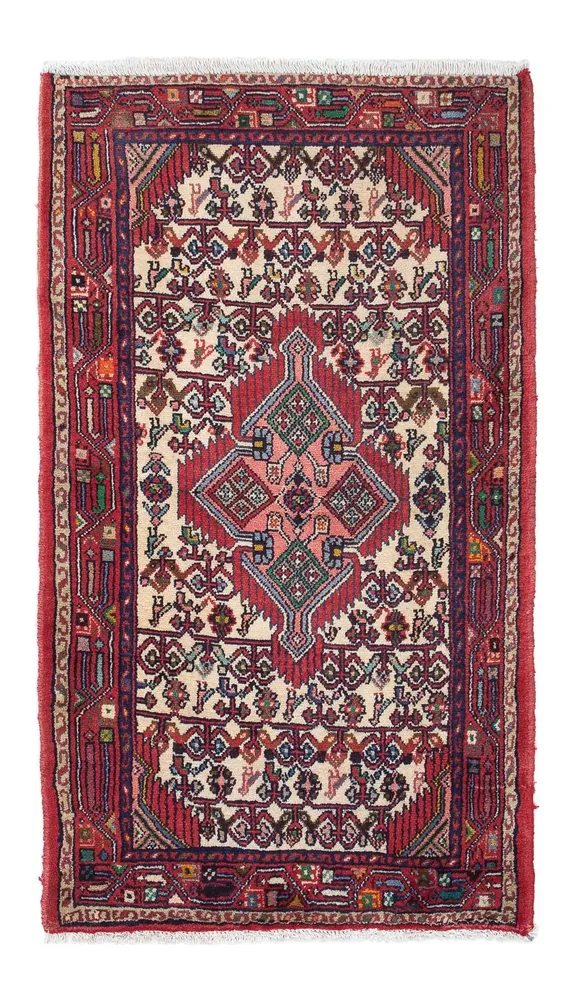 Persisk teppe - Nomadisk - 126 x 75 cm - beige