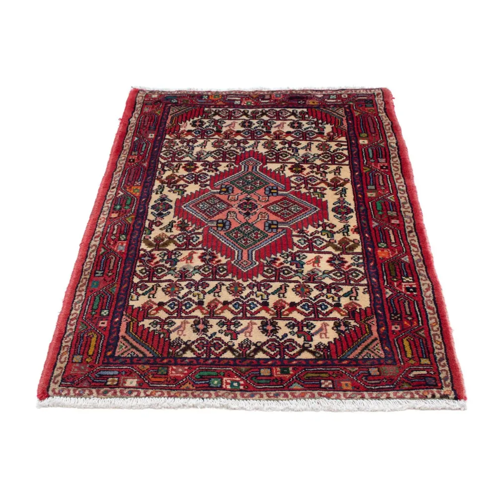 Persisk teppe - Nomadisk - 126 x 75 cm - beige