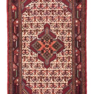 Persisk teppe - Nomadisk - 126 x 80 cm - beige