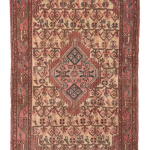 Persisk teppe - Nomadisk - 126 x 80 cm - lys rød