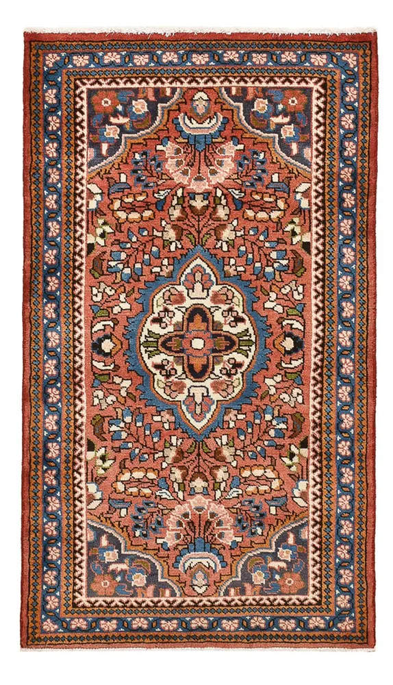 Persisk teppe - Nomadisk - 126 x 71 cm - lys rød