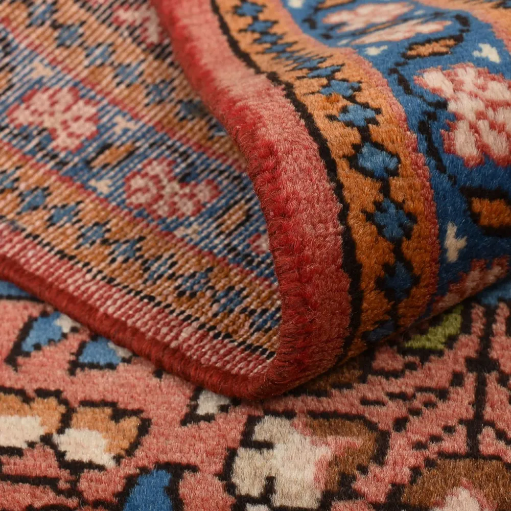 Persisk teppe - Nomadisk - 126 x 71 cm - lys rød