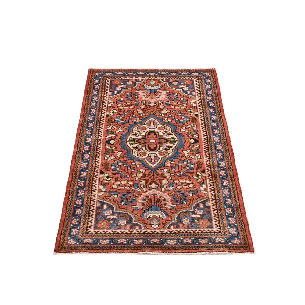 Persisk teppe - Nomadisk - 126 x 71 cm - lys rød