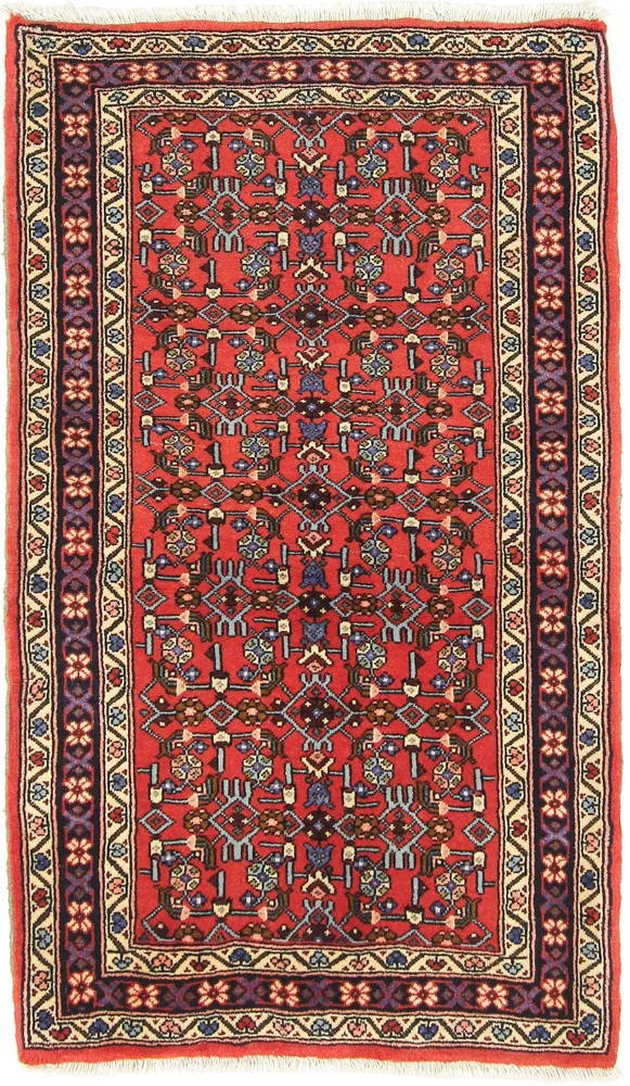 Persisk teppe - Nomadisk - 127 x 76 cm - rød