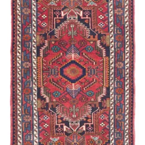 Persisk teppe - Nomadisk - 127 x 86 cm - rød