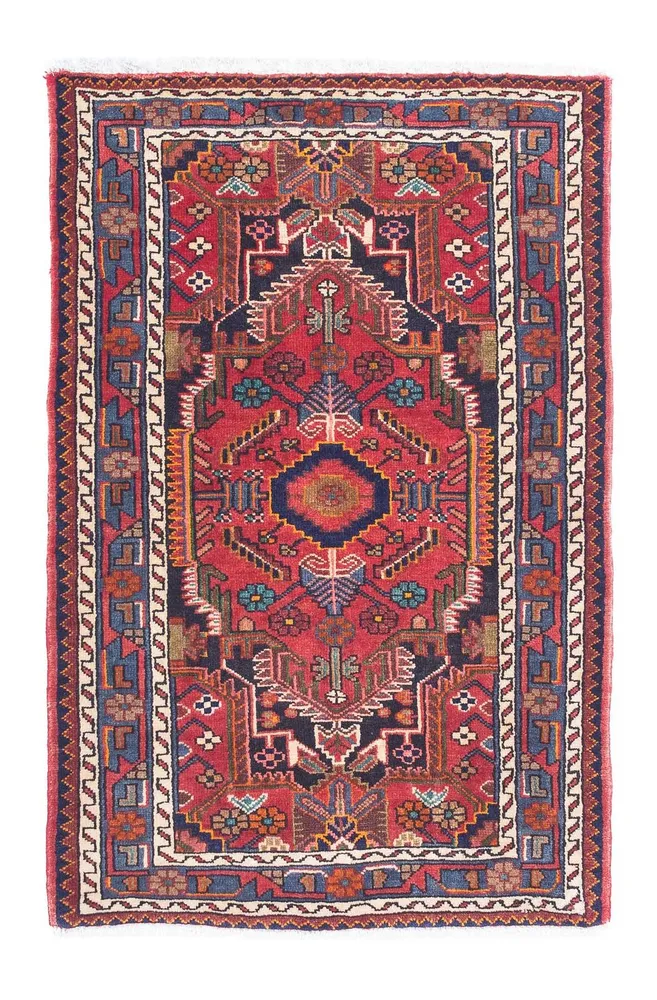 Persisk teppe - Nomadisk - 127 x 86 cm - rød