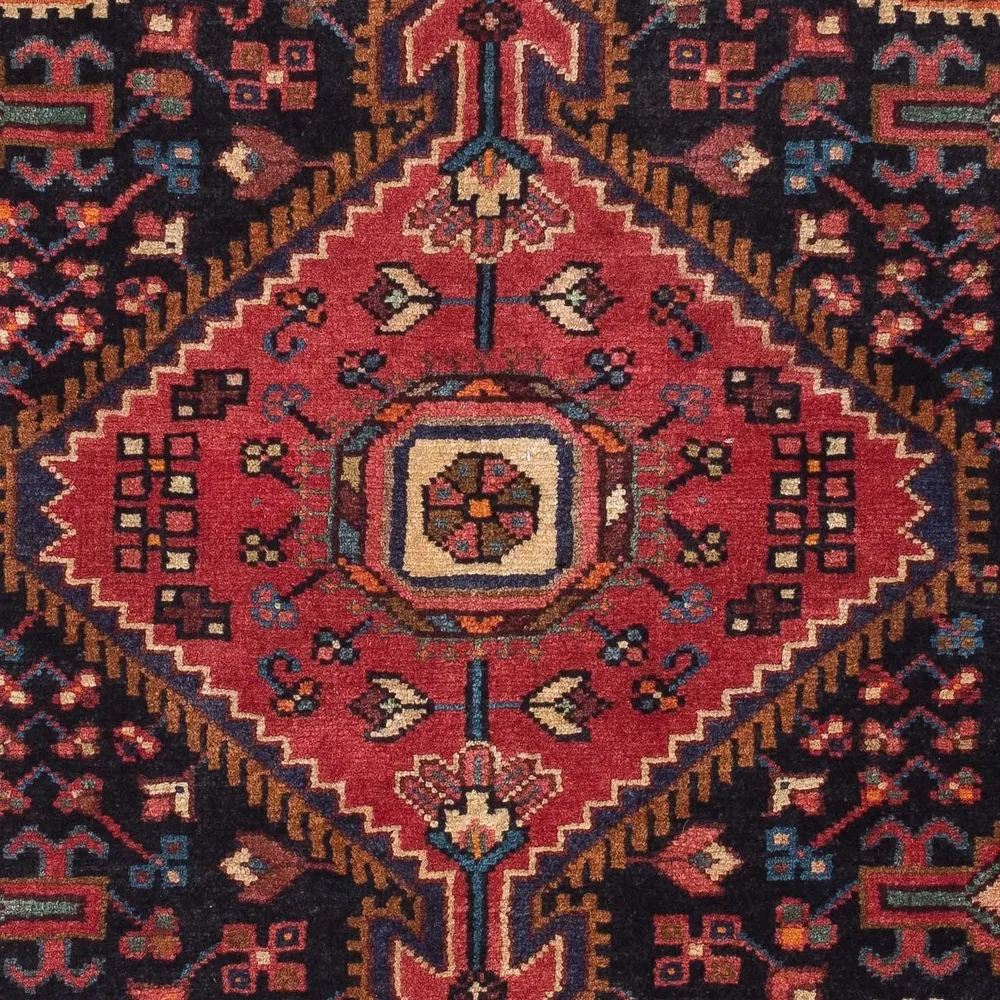 Persisk teppe - Nomadisk - 127 x 95 cm - mørkeblå
