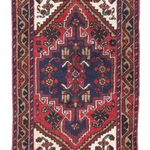 Persisk teppe - Nomadisk - 128 x 71 cm - rød