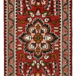 Persisk teppe - Nomadisk - 128 x 60 cm - rød