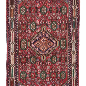 Persisk teppe - Nomadisk - 128 x 81 cm - rød