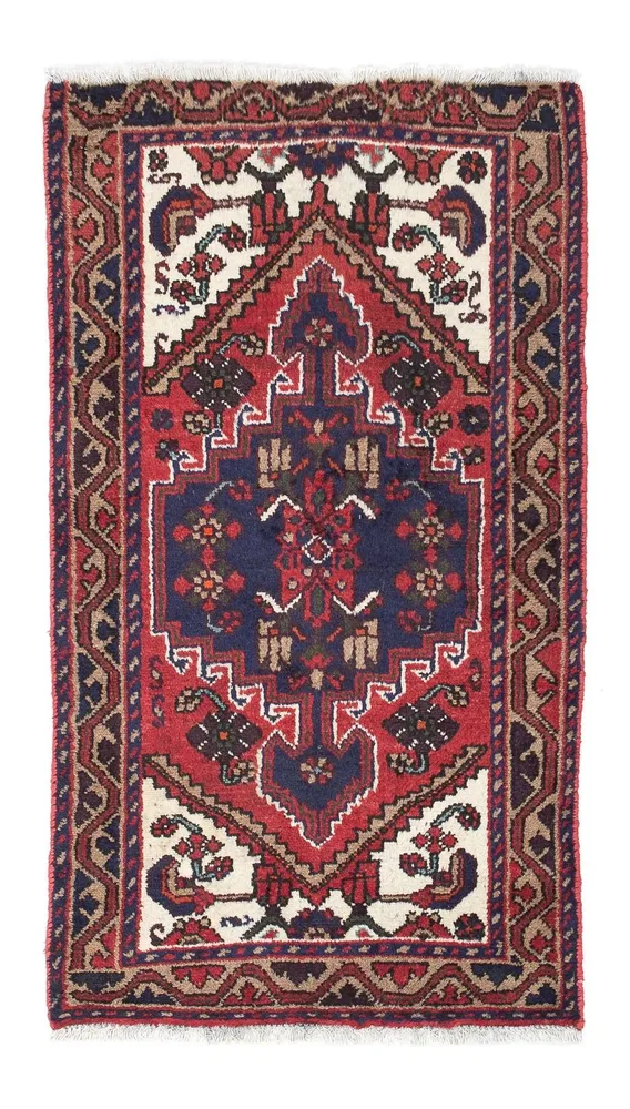 Persisk teppe - Nomadisk - 128 x 71 cm - rød