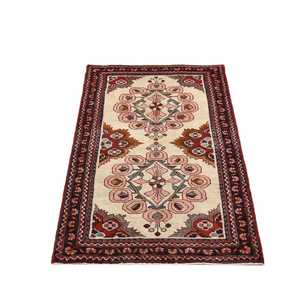 Persisk teppe - Nomadisk - 128 x 68 cm - beige