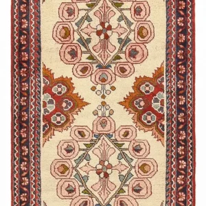 Persisk teppe - Nomadisk - 128 x 68 cm - beige