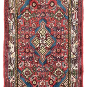 Persisk teppe - Nomadisk - 128 x 80 cm - lys rød