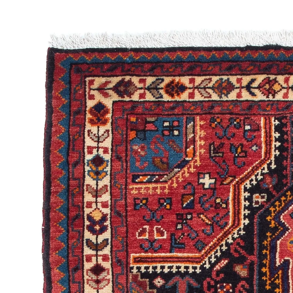 Persisk teppe - Nomadisk - 128 x 82 cm - mørkeblå