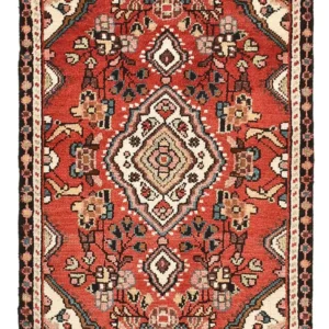 Persisk teppe - Nomadisk - 89 x 58 cm - rød