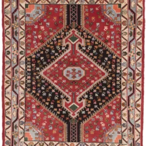 Persisk teppe - Nomadisk - 130 x 105 cm - flerfarget