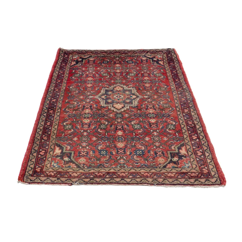 Persisk teppe - Nomadisk - 130 x 86 cm - rød